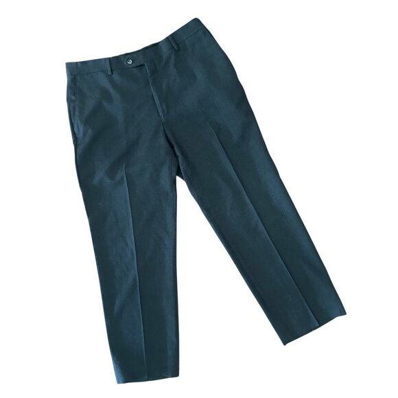Jos A Banks Traveler 100% Wool Dress Pant Tailored Fit Size 35x28 - Picture 1 of 11